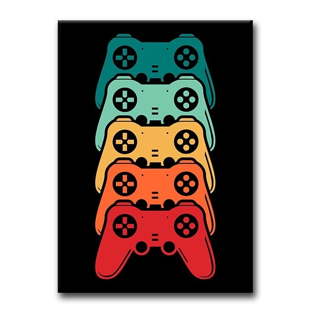 Gamer Moves Canvas Art